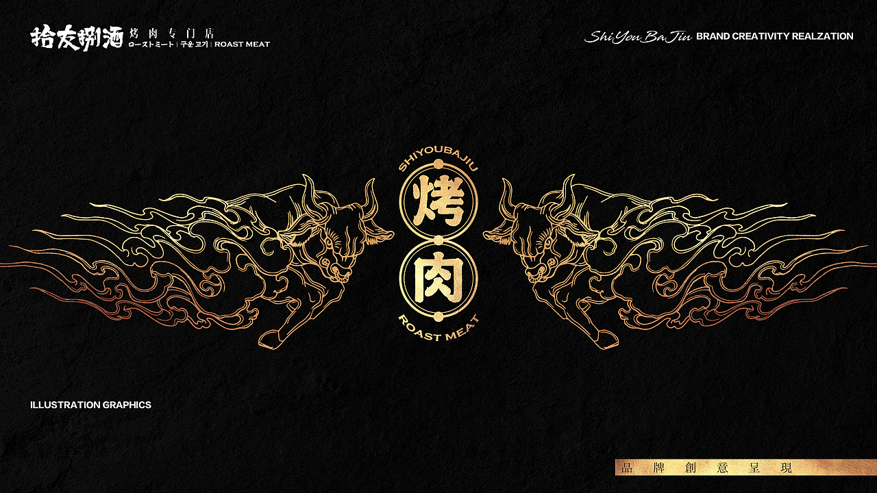 【拾友捌酒烤肉专门店】-品牌创意呈现（图ZMjA3NzcxOTg4） - 品牌 - 站酷设计师刘线DotDotDesign原创素材 - 站酷ZCOOL