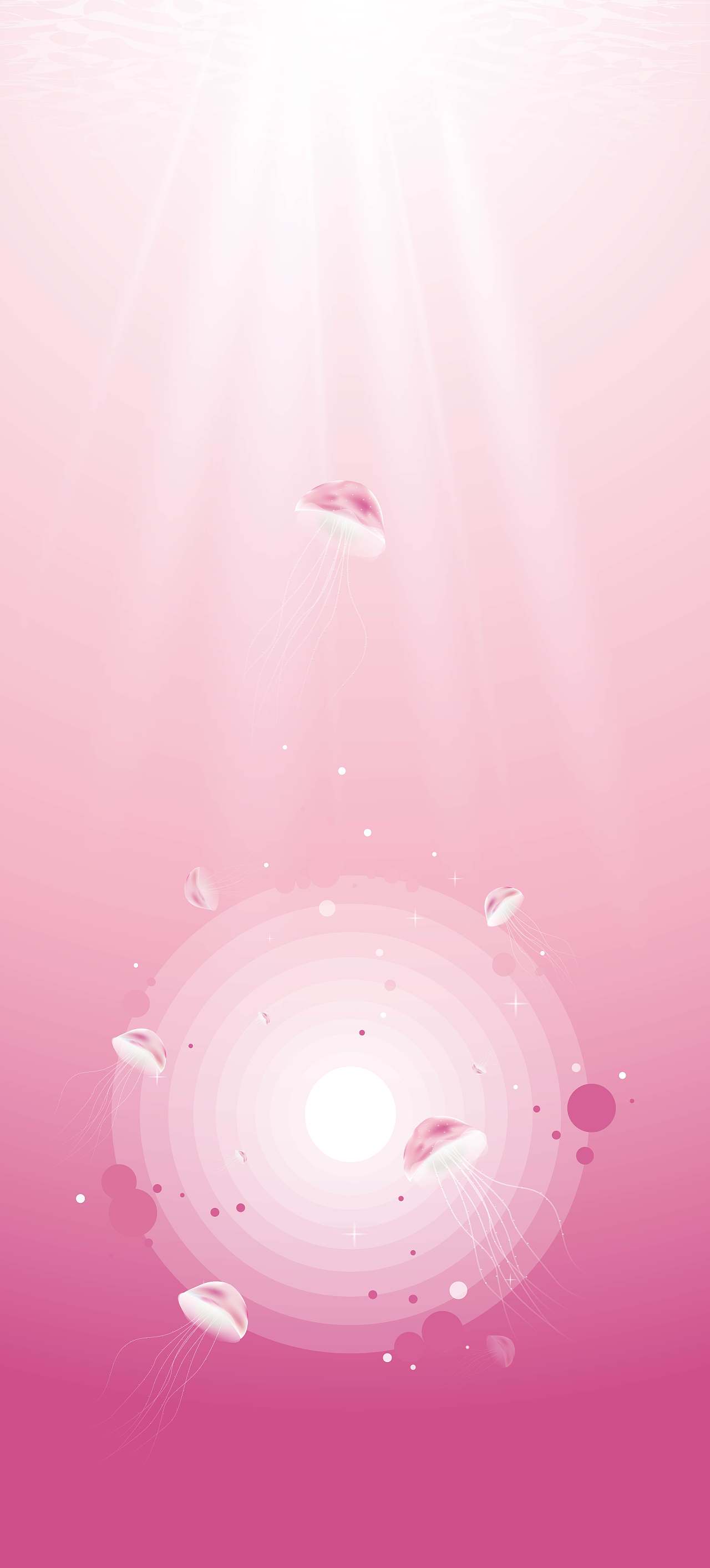 粉色海洋世界（图ZMjY1NTk0NTUy） - 海报 - 站酷设计师塞恩shine原创素材 - 站酷ZCOOL