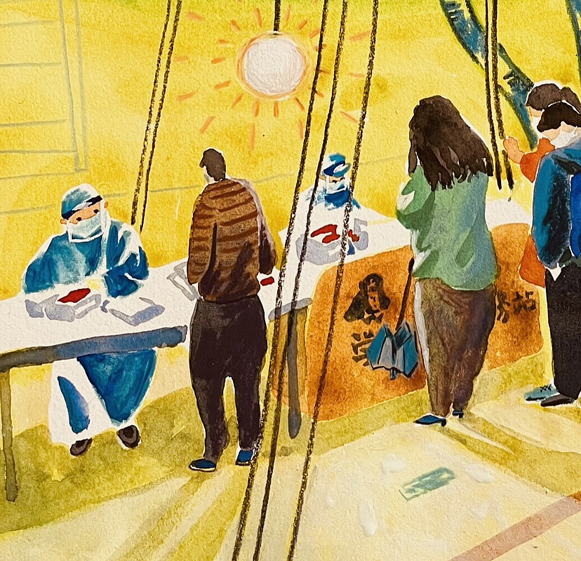 疫情的一些插画（图ZMzM4Njk4OTcy） - 儿童插画 - 站酷设计师白菜解结原创素材 - 站酷ZCOOL