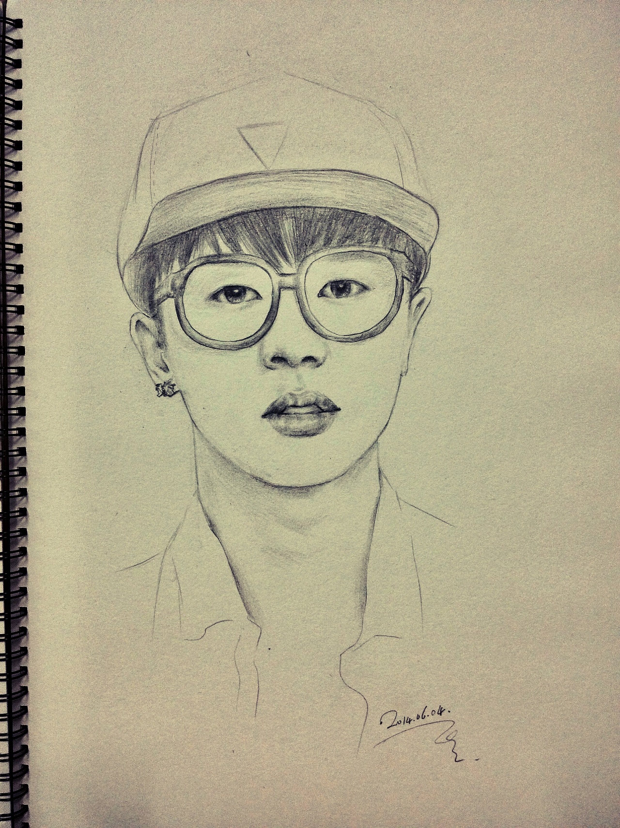 素描作品-明星①