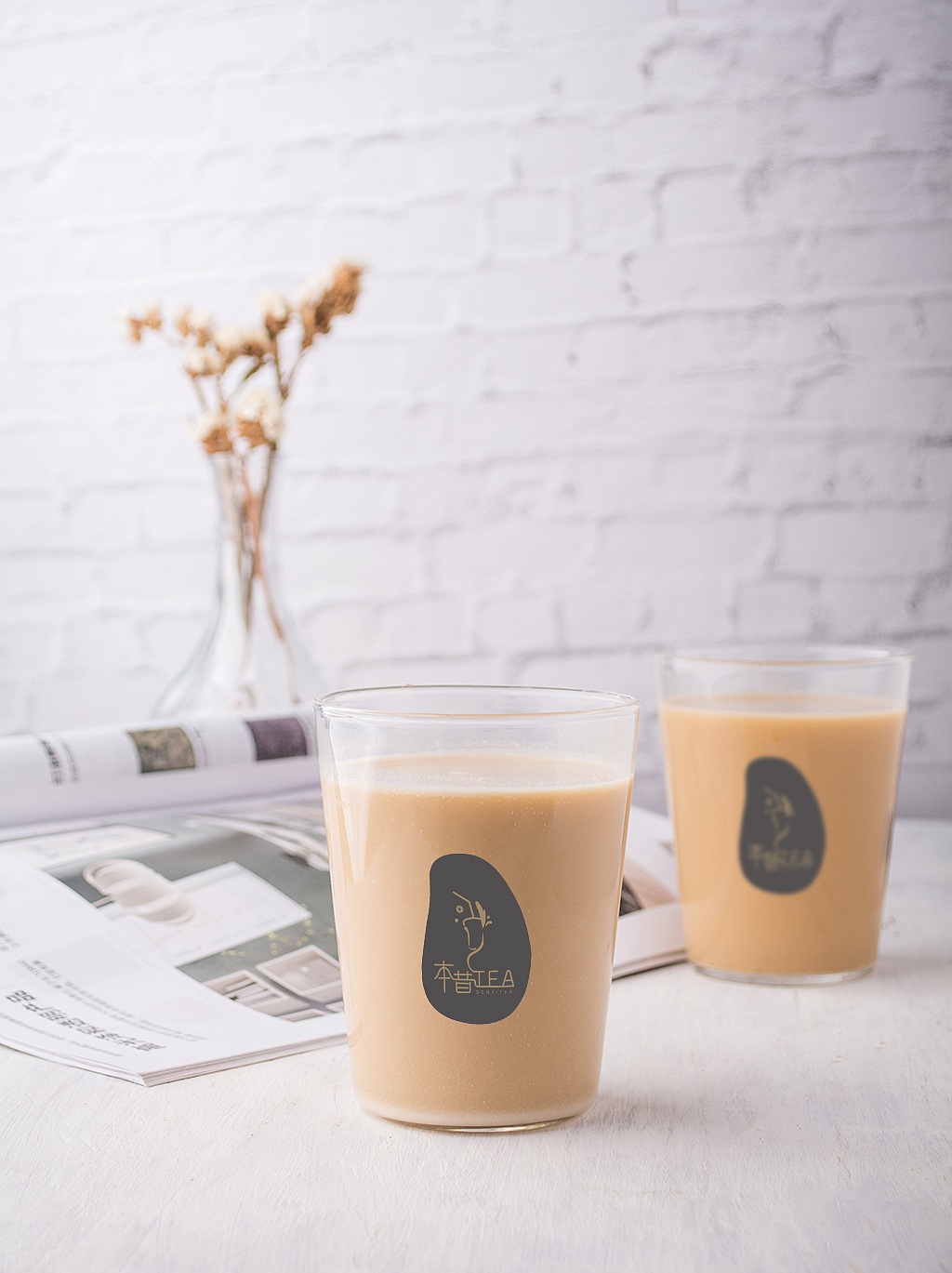 奶茶店门头logo设计定制图标图案简约高端（图ZMzE1MDYwNjAw） - Logo - 站酷设计师瑞奥设计原创素材 - 站酷ZCOOL