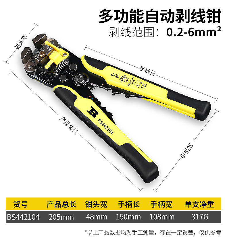 多功能剥线压接钳详情页面设计