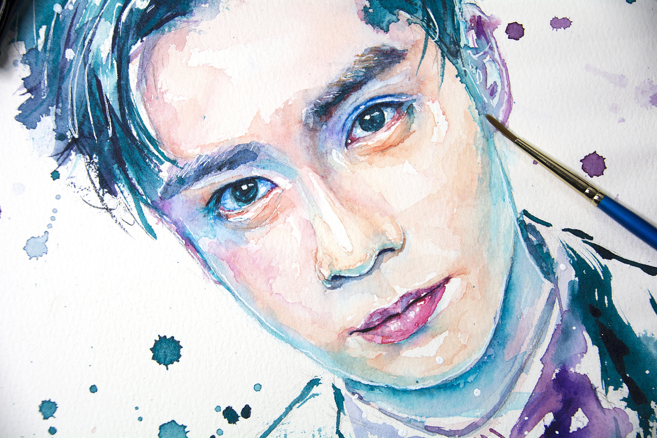 【水彩手绘】送你一只单纯的Oneday Hu。胡一天（图ZMTAxMzQwODI4） - 创作习作 - 站酷设计师Hello周公子原创素材 - 站酷ZCOOL