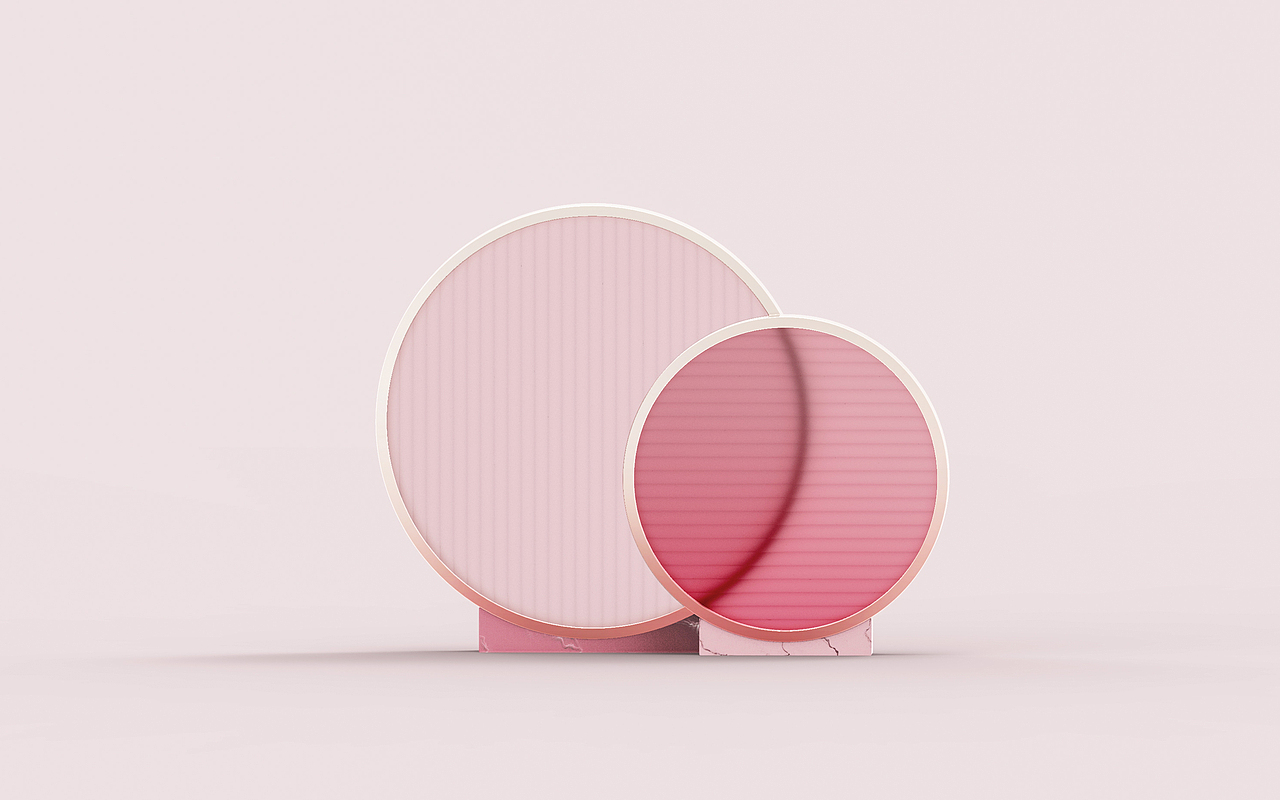 情系中秋 圆月屏风设计