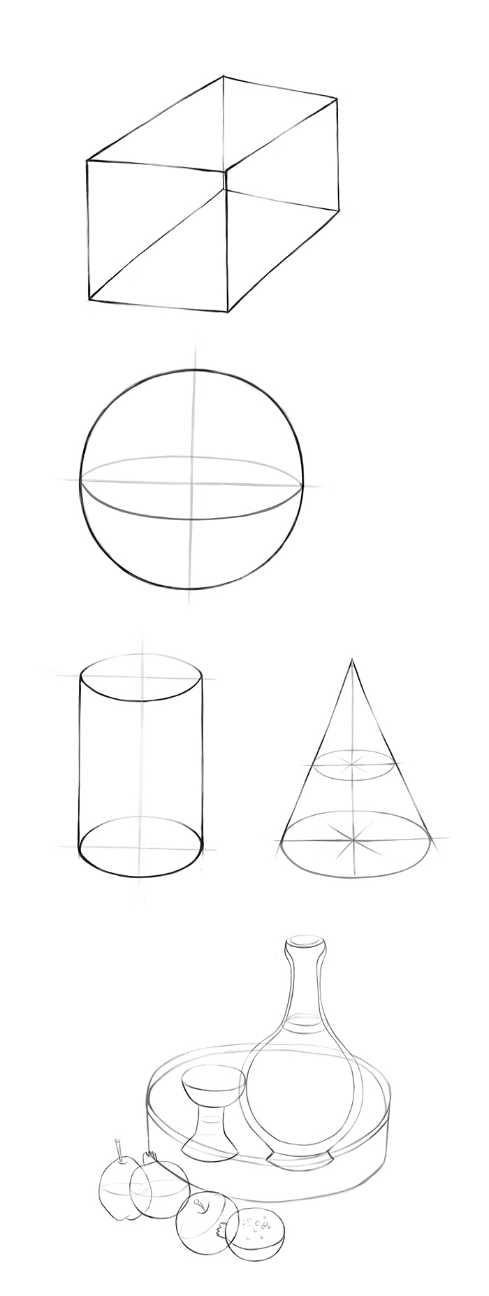 作业几何形状练习（图ZOTA5NjM5NzI=） - 新锐潮流插画 - 站酷设计师小鳕狐原创素材 - 站酷ZCOOL