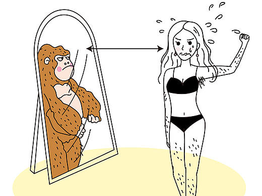 脱毛漫画（公众号）（个人主页-ZNDQ4NjIxNzY=） - 商业插画 - 站酷设计师右耳设女原创素材 - 站酷ZCOOL