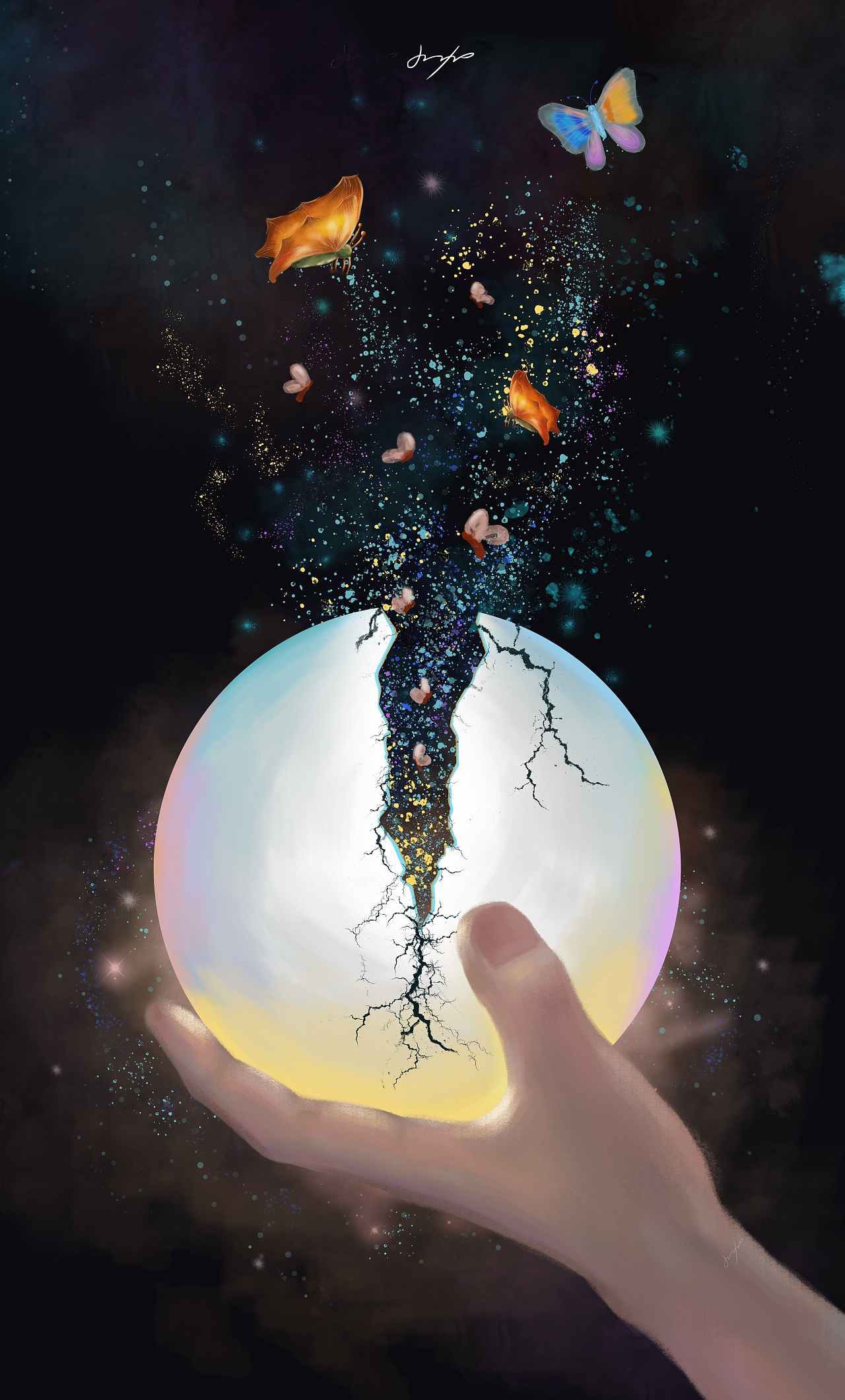 破茧3|插画|创作习作|壹一i - 原创作品 - 站酷 (zcool)