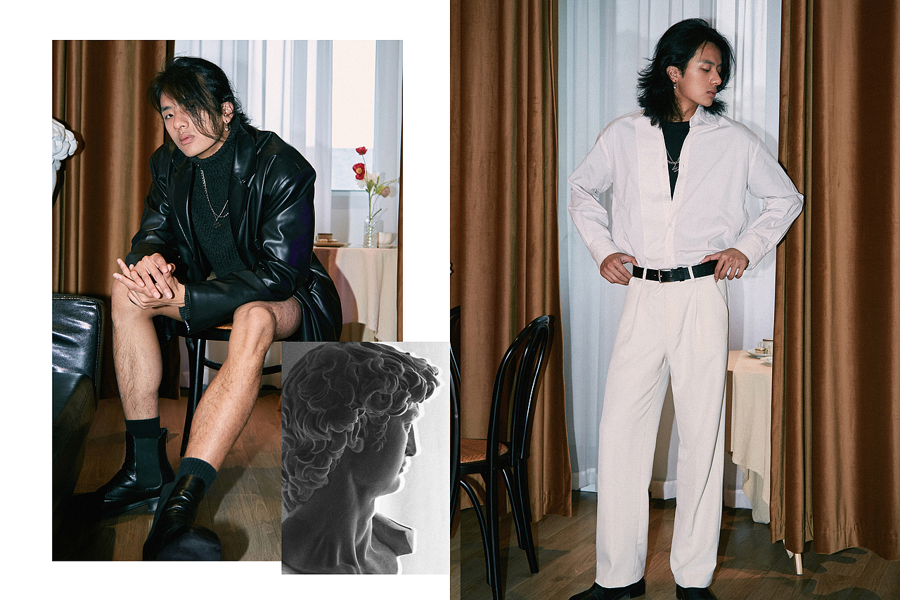 上海时装周结束后的拍摄 