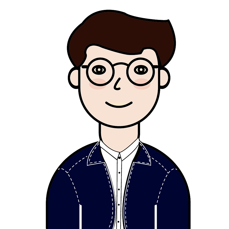 矢量简约可爱头像