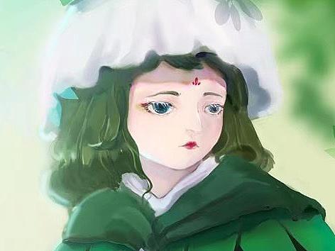 抹茶千层拟人厚涂