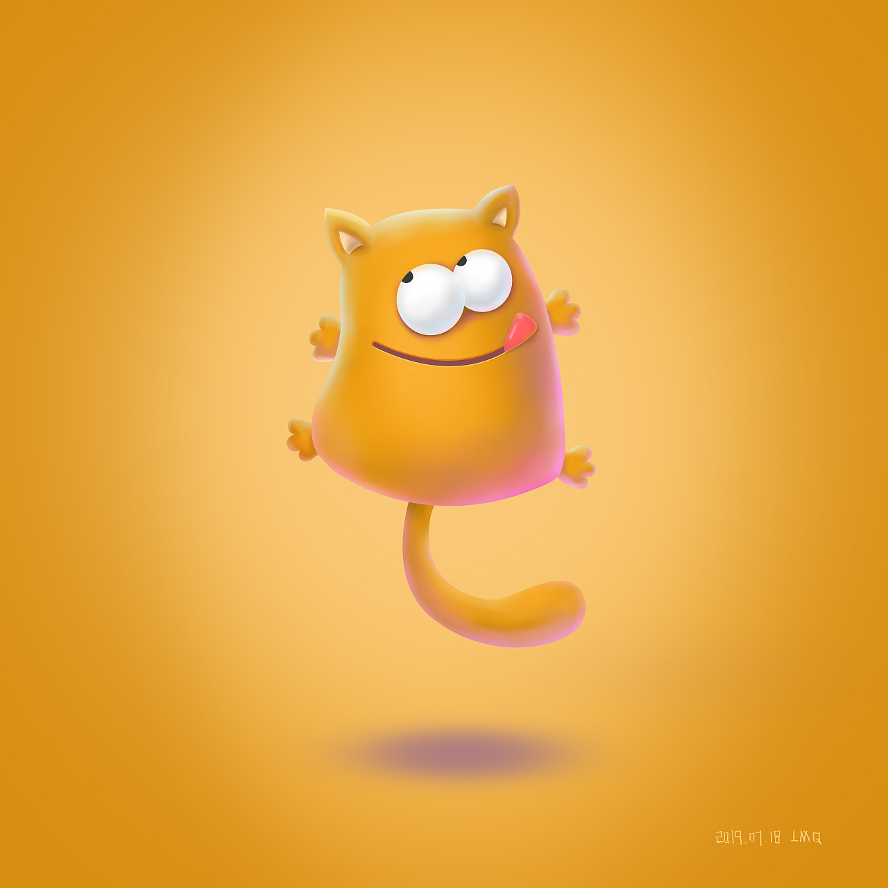 ps画仿3d卡通形象