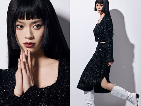 服装拍摄｜暗黑飒爽小香风