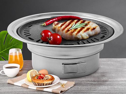 不锈钢韩式烤炉详情页