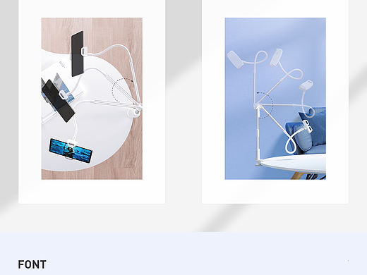 旋转式懒人支架/可折叠铝合金笔记本支架详情页×2