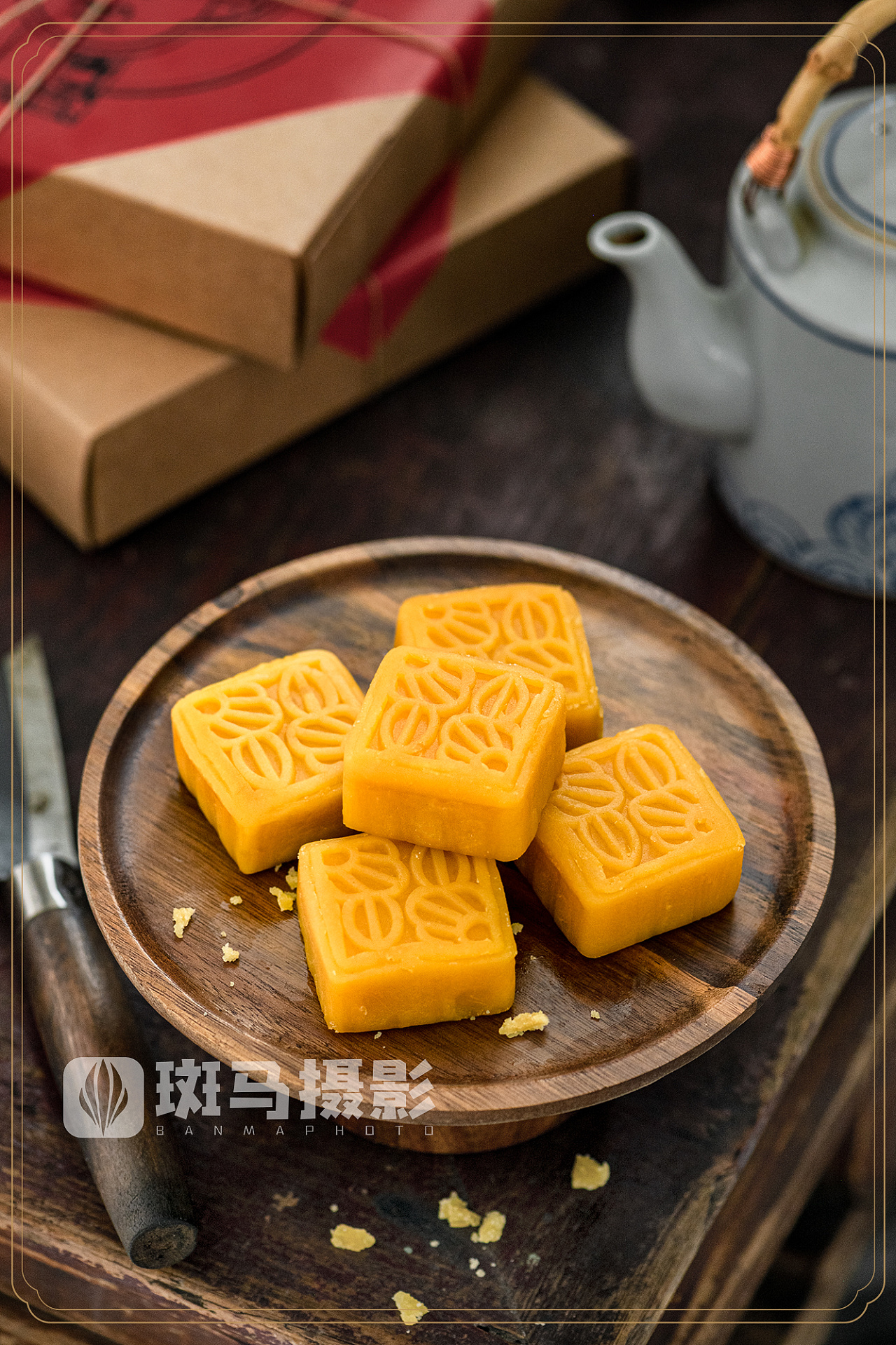 中国风美食摄影|绿豆酥|摄影|美食摄影|斑马摄影工作室 - 原创作品