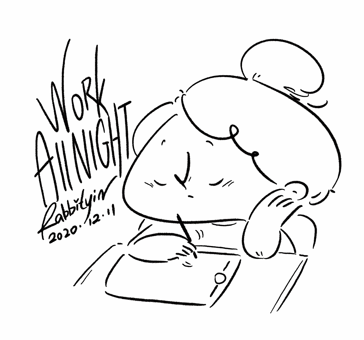 日常涂鸦2020年12月