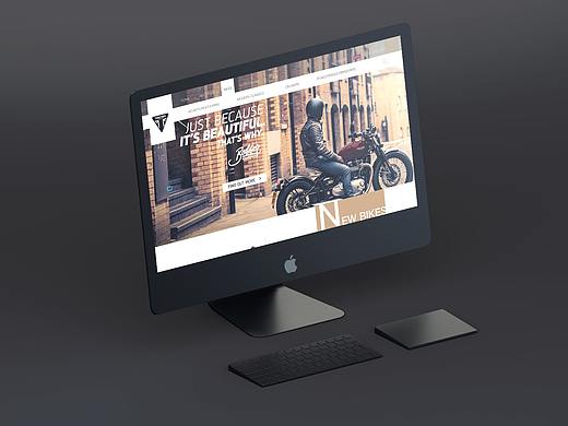 triumph摩托车官网原创设计配色初稿