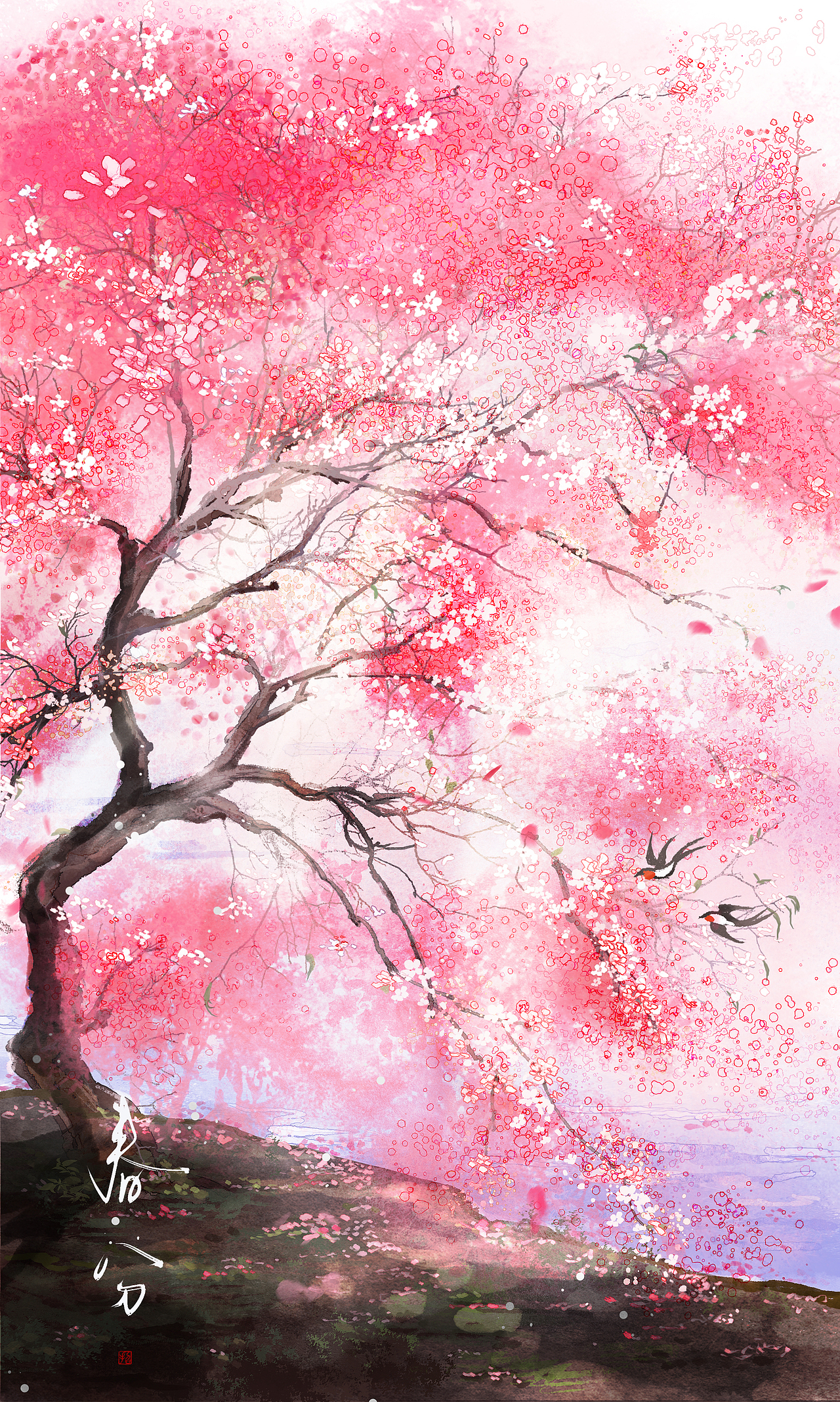 二十四节气‖春雨惊春清谷天（图ZMjk4MTg4NzI4） - 艺术插画 - 站酷设计师柳相禾招原创素材 - 站酷ZCOOL