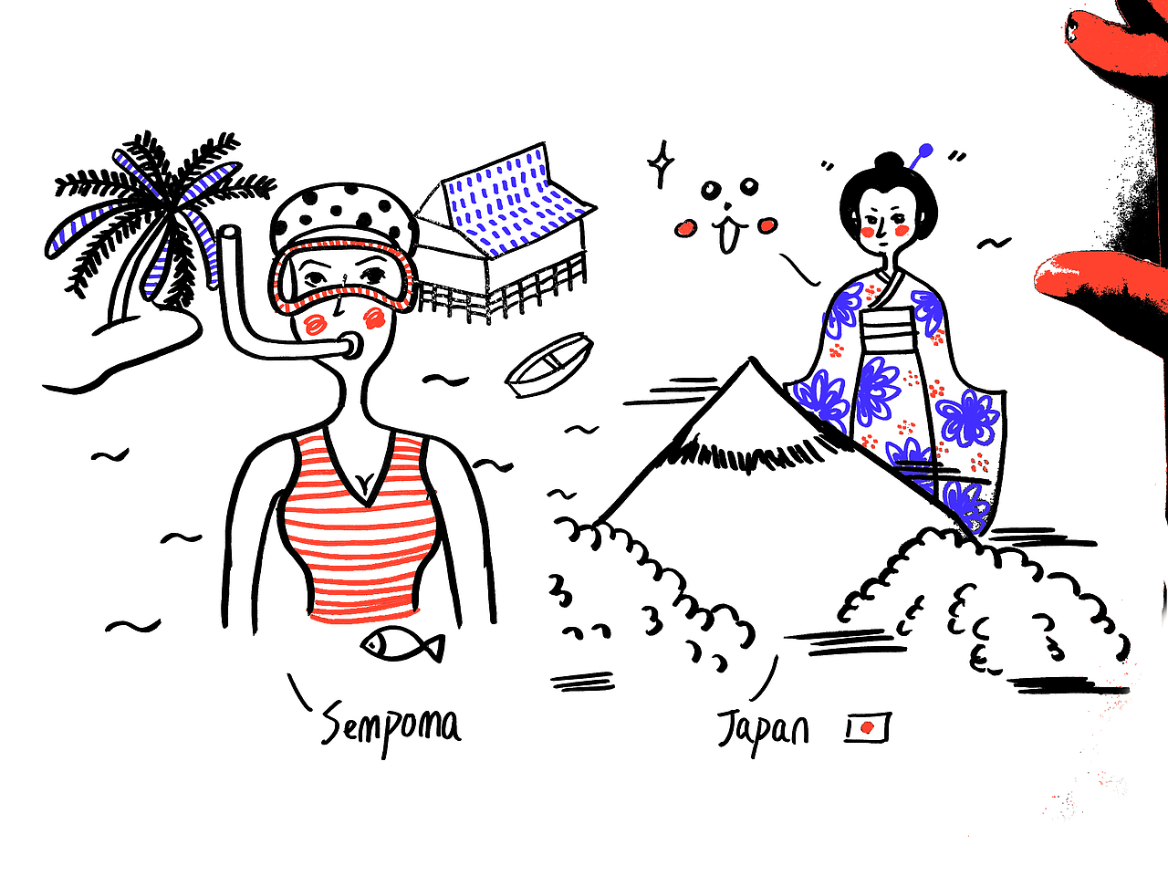 手绘商业插画视频（图ZOTEyMDUwODA=） - 商业插画 - 站酷设计师STARKY原创素材 - 站酷ZCOOL