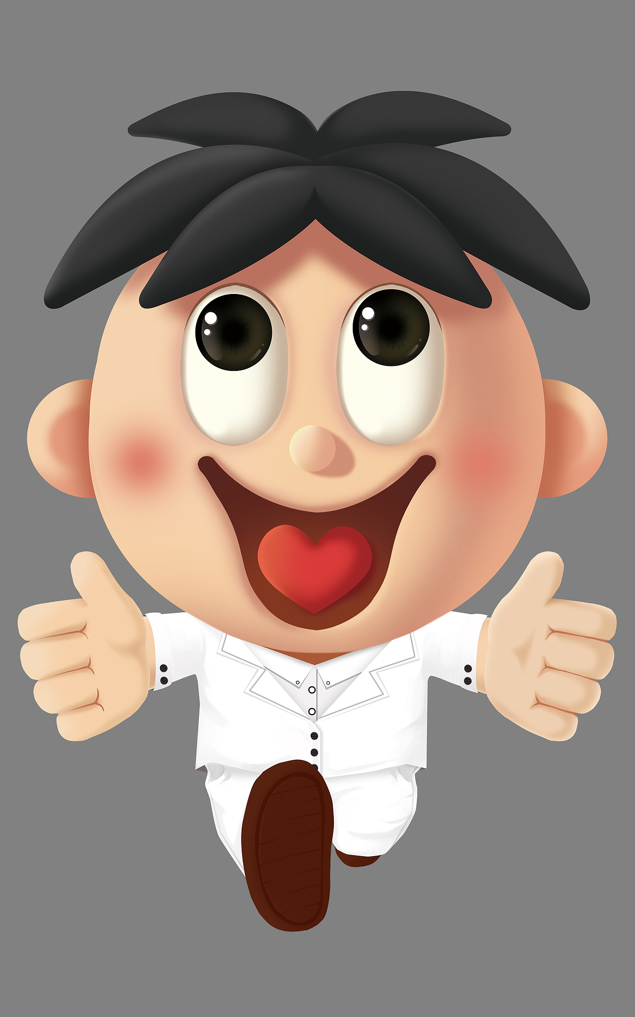 手绘旺仔大合集(ps绘制)