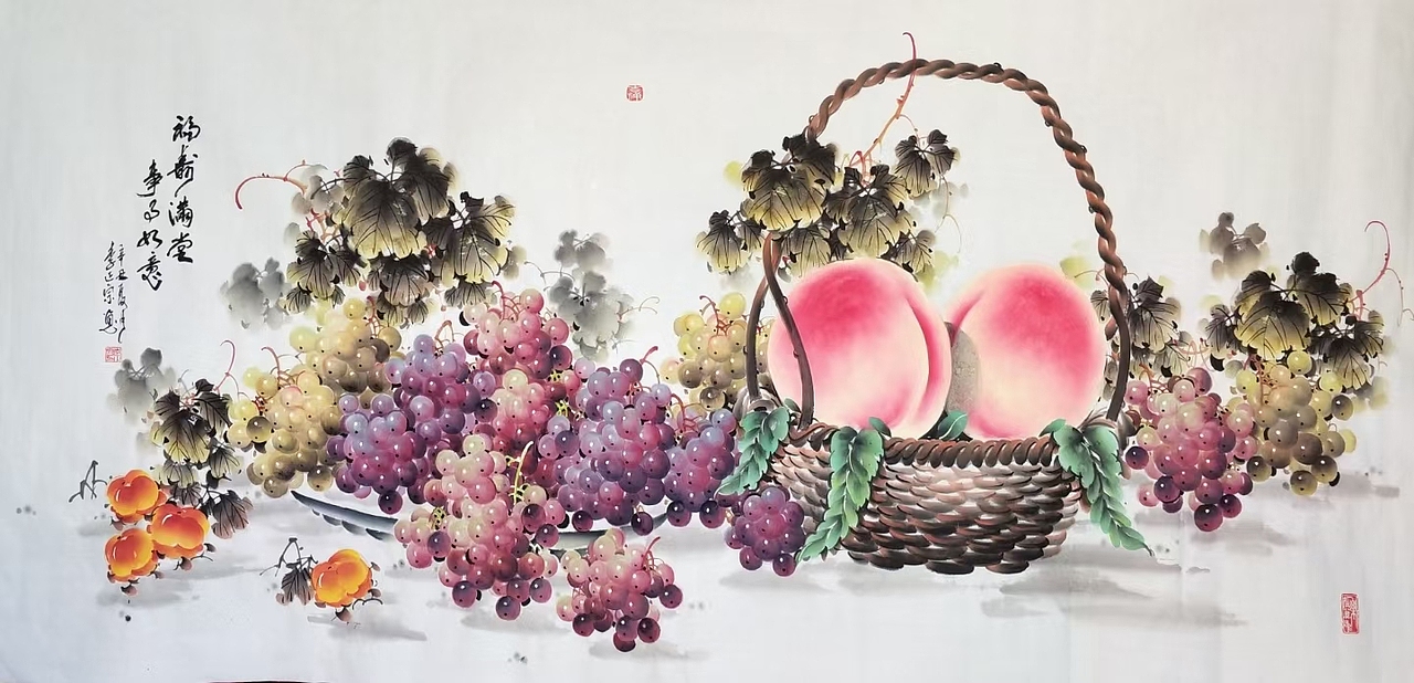 晶莹剔透 垂涎欲滴 | 画家李正宗葡萄赏析