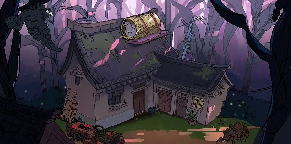 老房子晚|插画|创作习作|拔山虎 - 原创作品 - 站酷 (zcool)