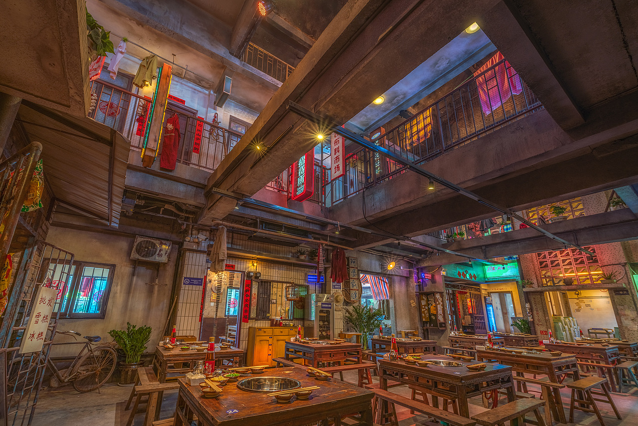 i建筑空间i重庆楠火锅湖滨路总店