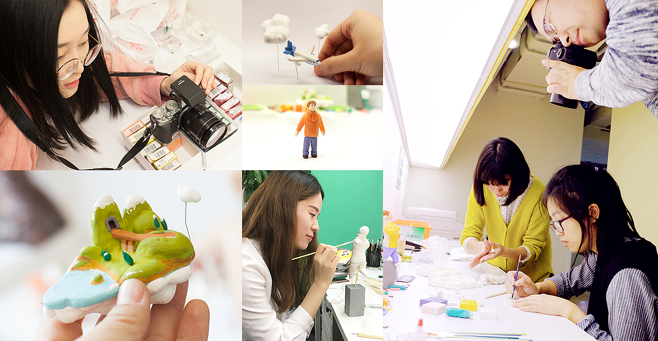 每个人发挥自己的长处,捏,画,切,拍,修......在工作强度特别大的情况下,选择了一次有趣的尝试。
<br>