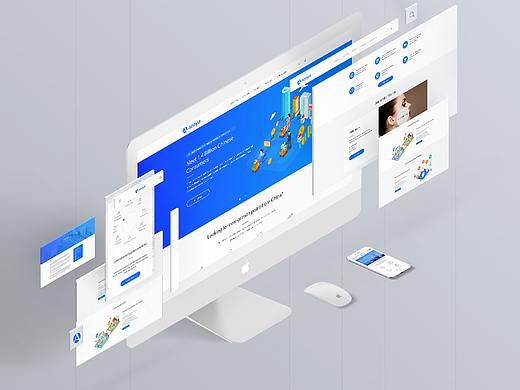 //网页UI设计// - azoya官网4.0