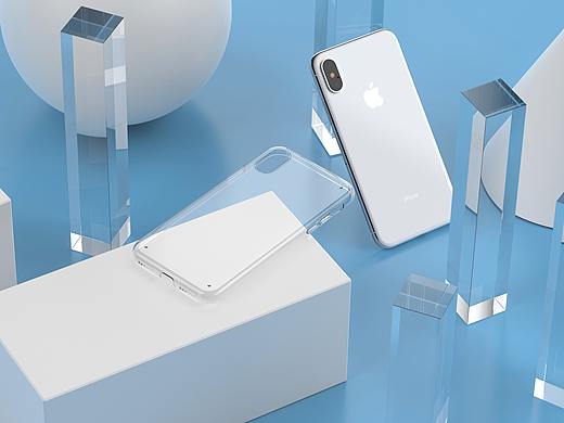 【iPhone X  手机壳渲染】