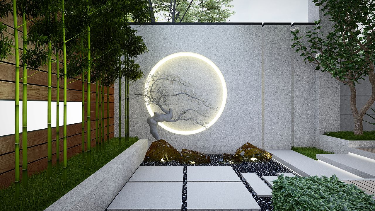 湛江别墅庭院景观（图ZMjQ5ODA2NzAw） - 景观设计 - 站酷设计师噜嚕噜噜鲁鲁修原创素材 - 站酷ZCOOL