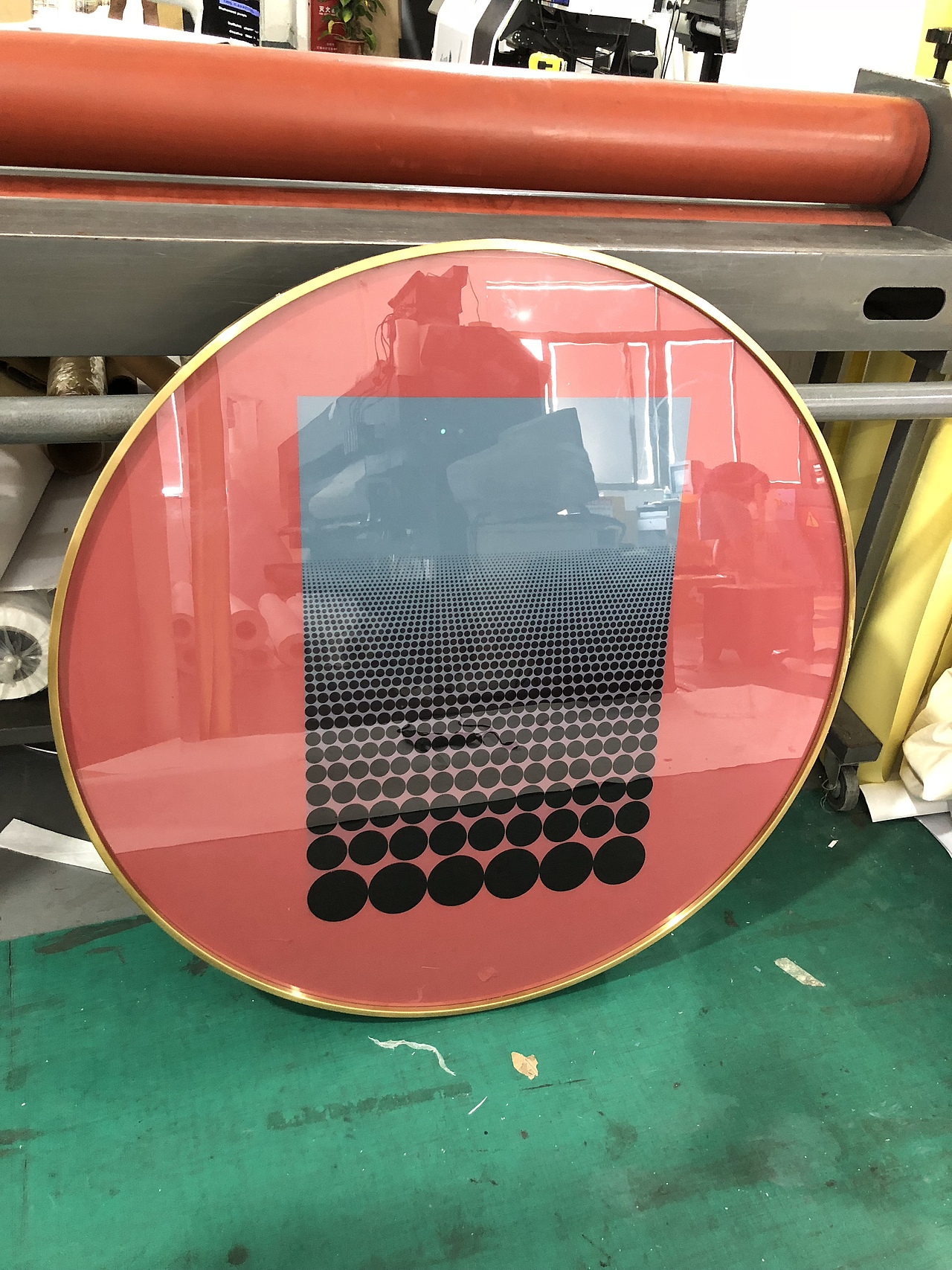 乾唐晶瓷画展示