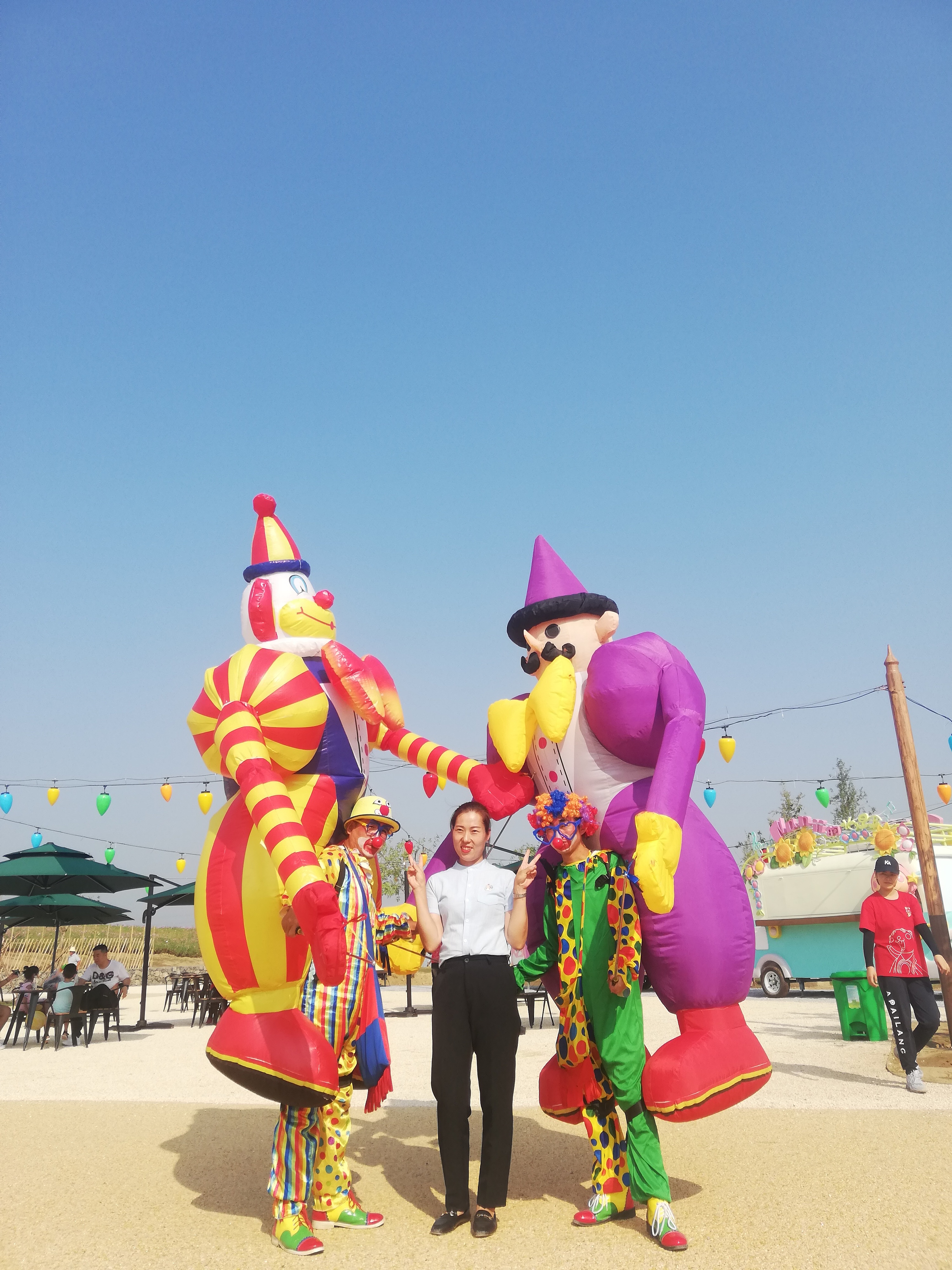 小丑编气球，小丑气球，小丑气模，气模。|其他|其他|老北京铜人和小丑 - 原创作品 - 站酷 (ZCOOL)