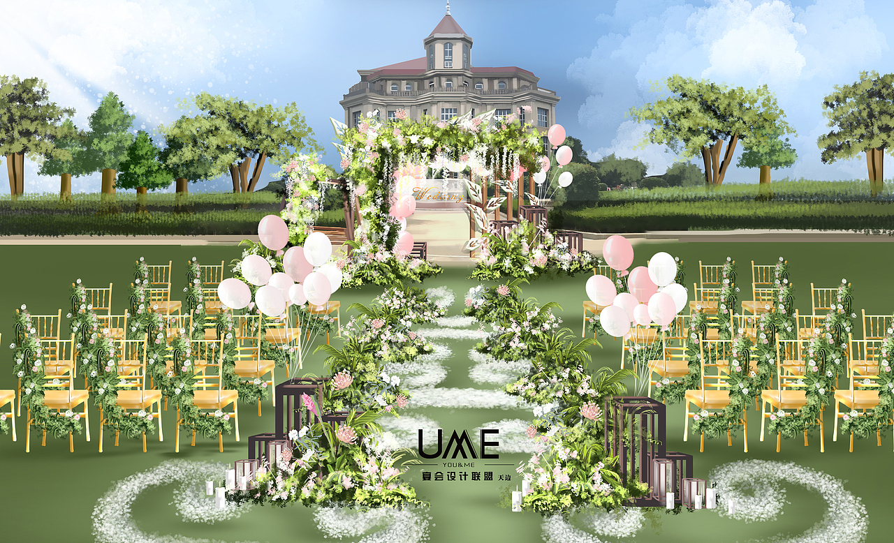 2018婚礼手绘作品总结