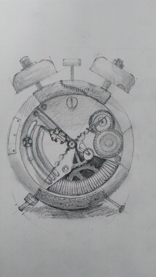 蒸汽朋克闹钟超写实拟真图标