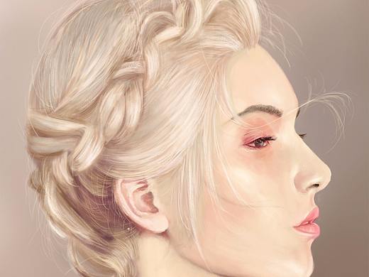 銀發(fā)美女（個(gè)人主頁-ZMzAwMTA5NjA=） - 創(chuàng)作習(xí)作 - 站酷設(shè)計(jì)師小川川儂原創(chuàng)素材 - 站酷ZCOOL