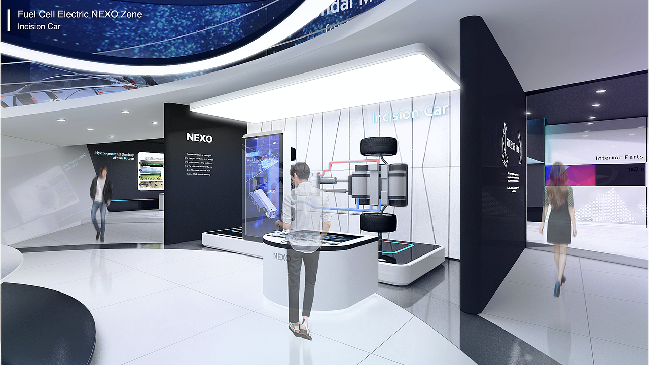 现代汽车（图ZMjY3MzIzMTQ0） - 商业空间设计 - 站酷设计师场景美学设计原创素材 - 站酷ZCOOL