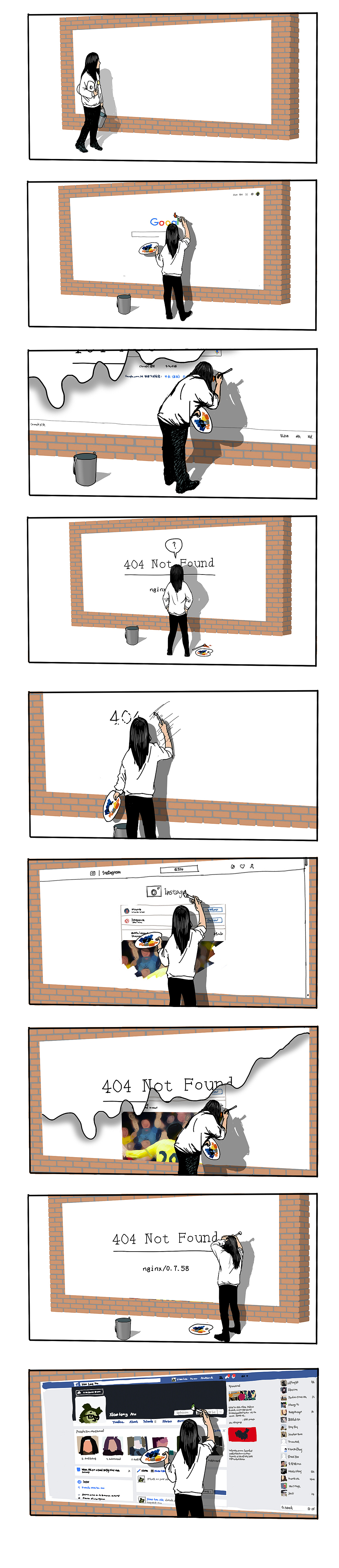 插播一条旧闻：《404》（图ZNjE2NzM5MTI=） - 其他动漫 - 站酷设计师G_E_原创素材 - 站酷ZCOOL