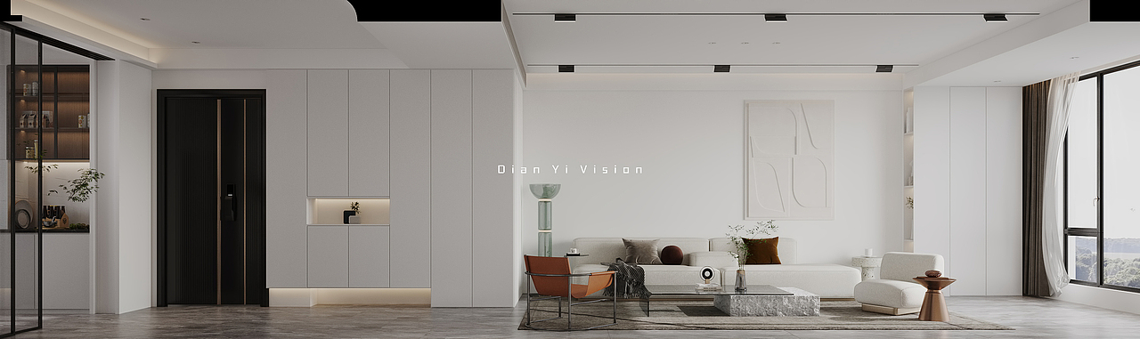 现代极简家装空间表现（图ZMjY1NTk2Nzc2） - 家装设计 - 站酷设计师Max点意原创素材 - 站酷ZCOOL