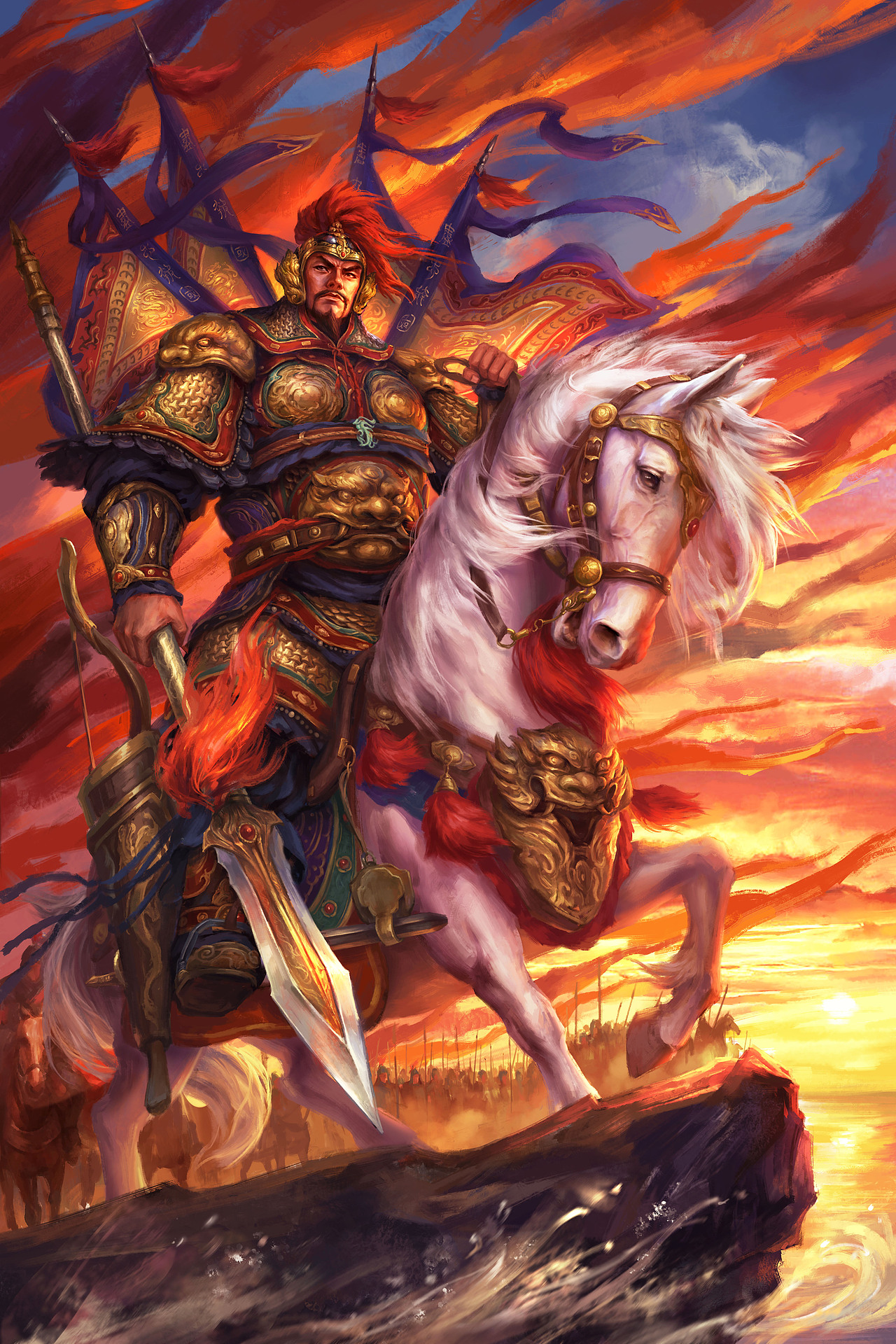 《满江红》系列卡牌插画(上)