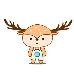 藏不住的鹿小花（图ZMTYzNzMxNzEy） - 网络表情 - 站酷设计师肖蕙泽原创素材 - 站酷ZCOOL