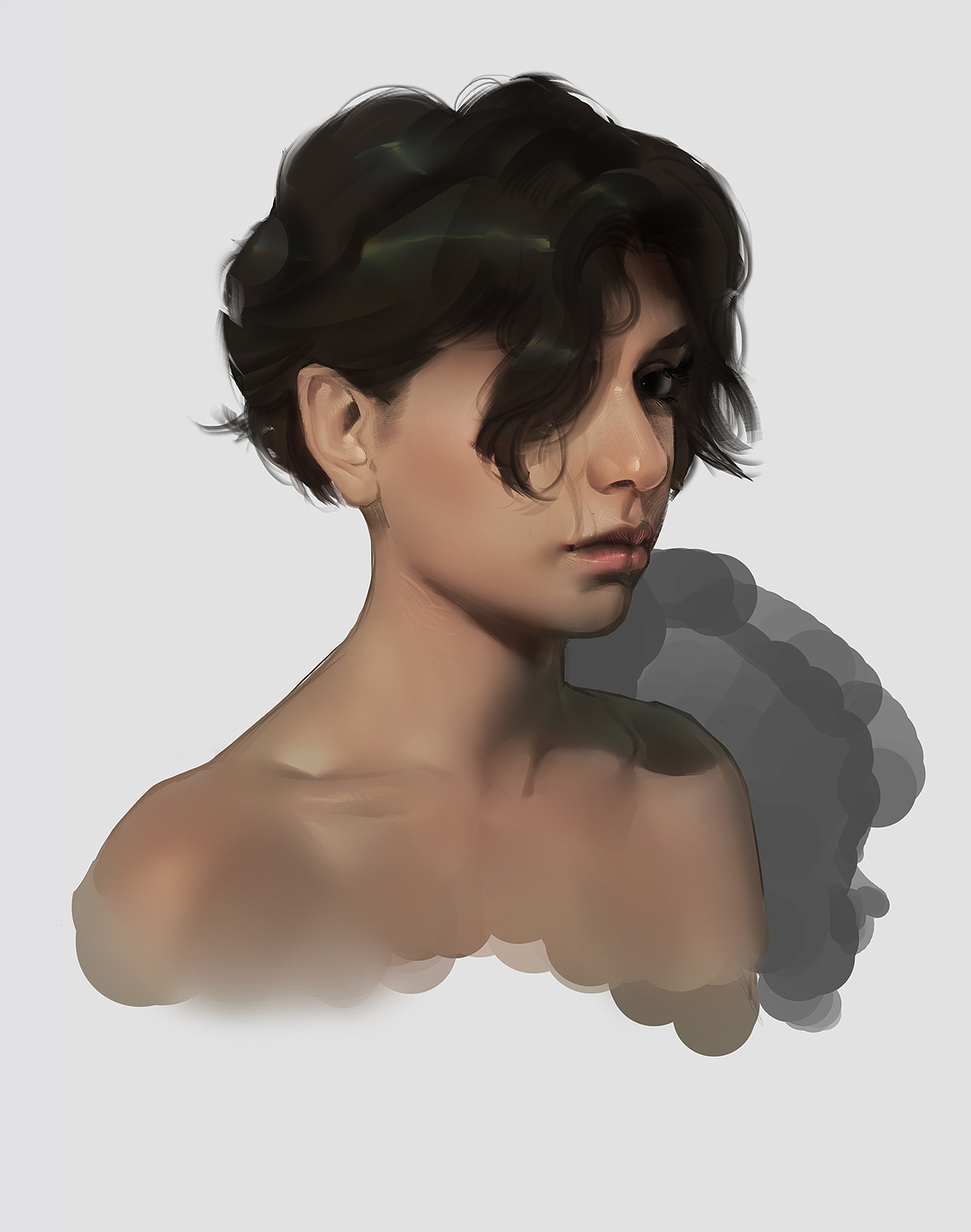 人像课程上的演示（图ZMjYxMzUzMTE2） - 商业插画 - 站酷设计师Peter肖吉原创素材 - 站酷ZCOOL