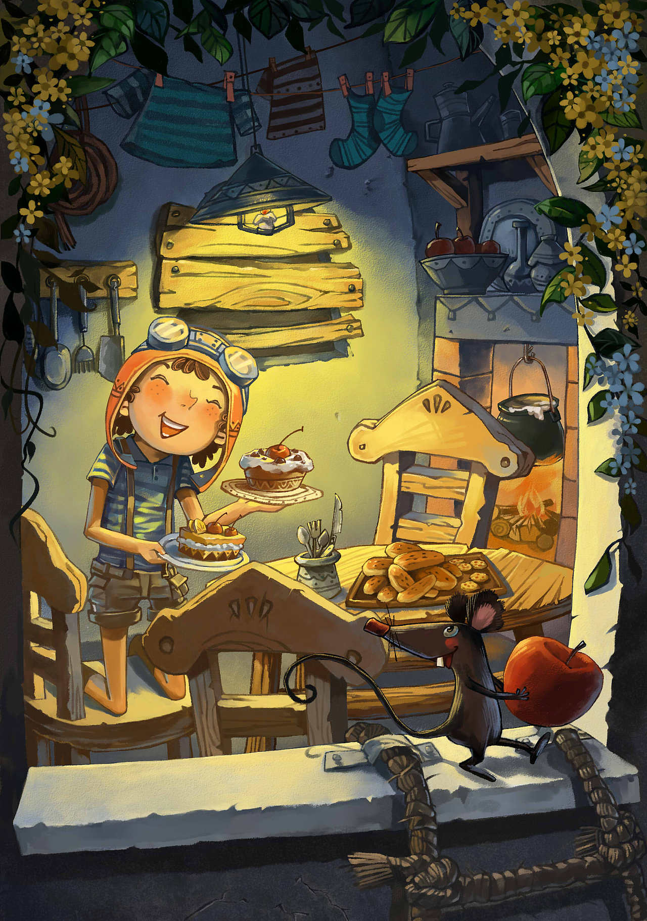 《神秘岛》 br>当时在人设上费了些小心思 br>至少读完了书 还认真