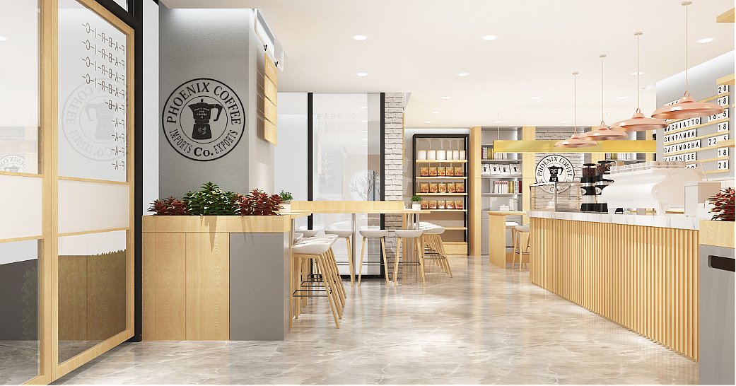 咖啡厅设计（图ZMTI2NDk1MTcy） - 家装设计 - 站酷设计师Shaw杰森原创素材 - 站酷ZCOOL