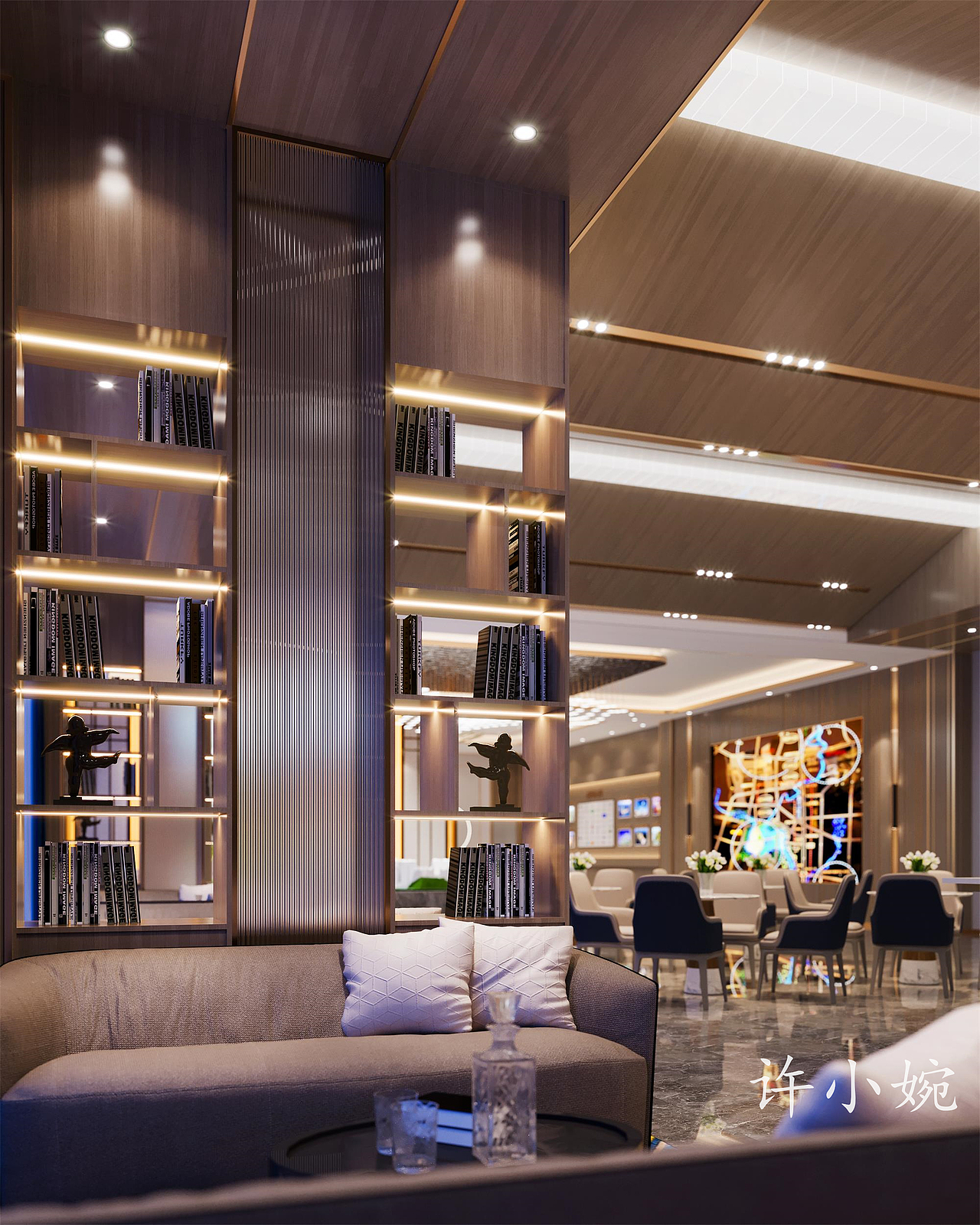 高端轻奢售楼部