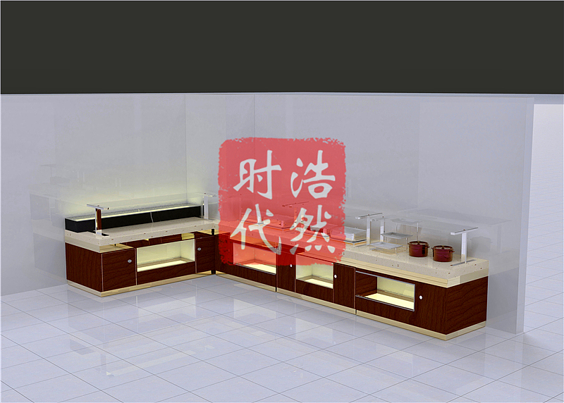 自助餐台图片