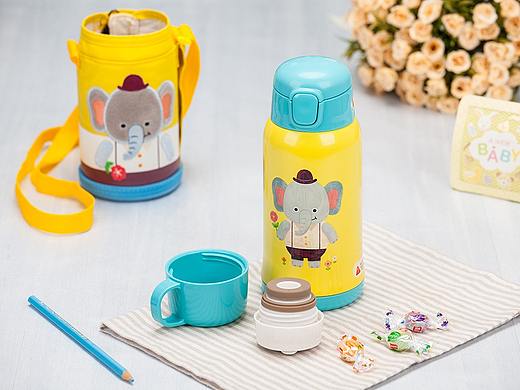 乐扣乐扣 三光云彩 保温杯 淘宝静物拍摄