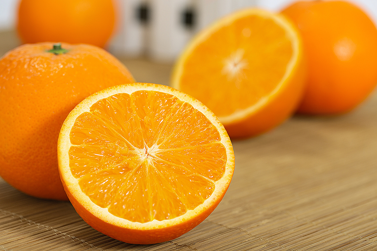 橙子水果摄影图高清摄影大图-千库网