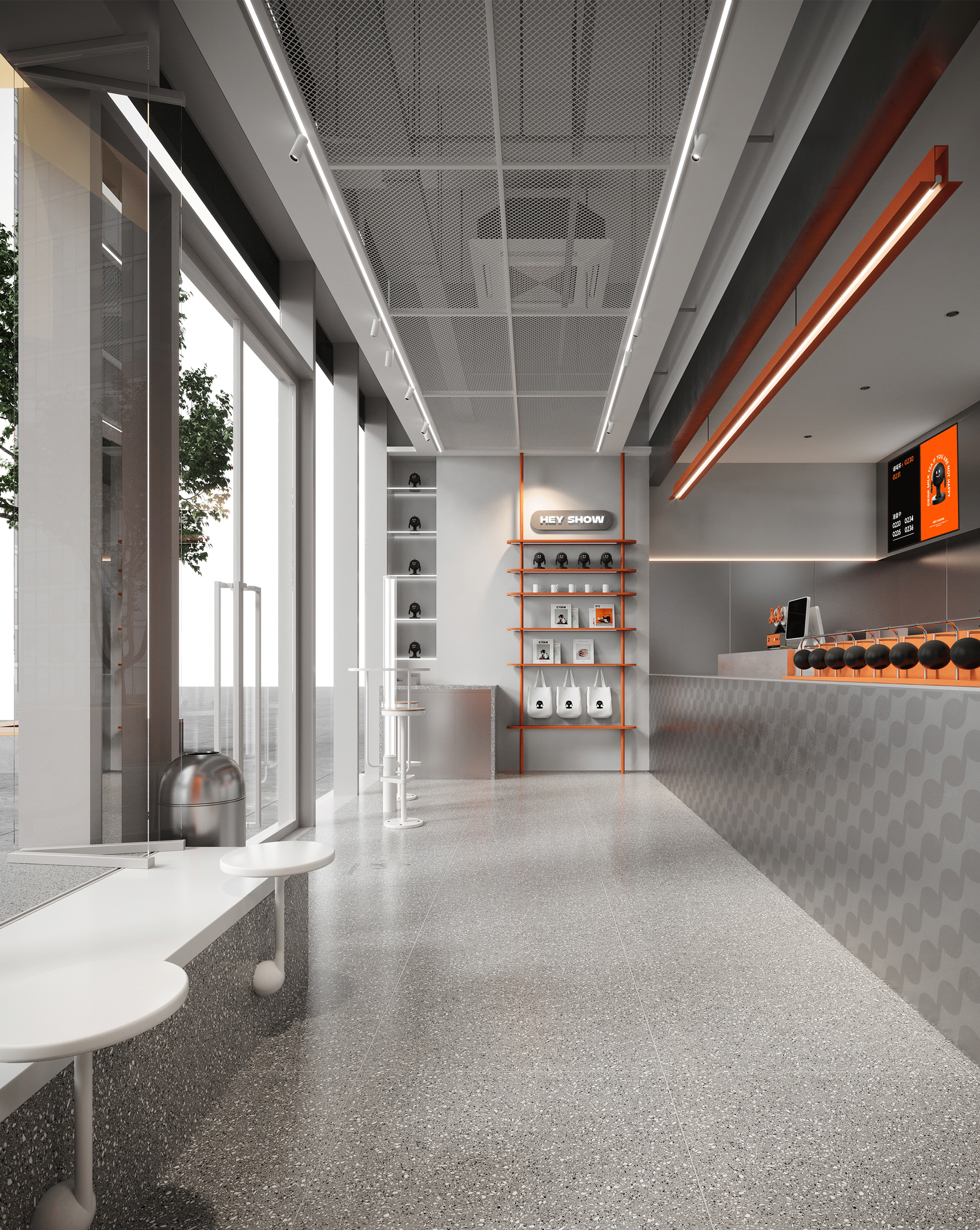 嘿糖奶茶概念店 | 魔戏空间设计案例