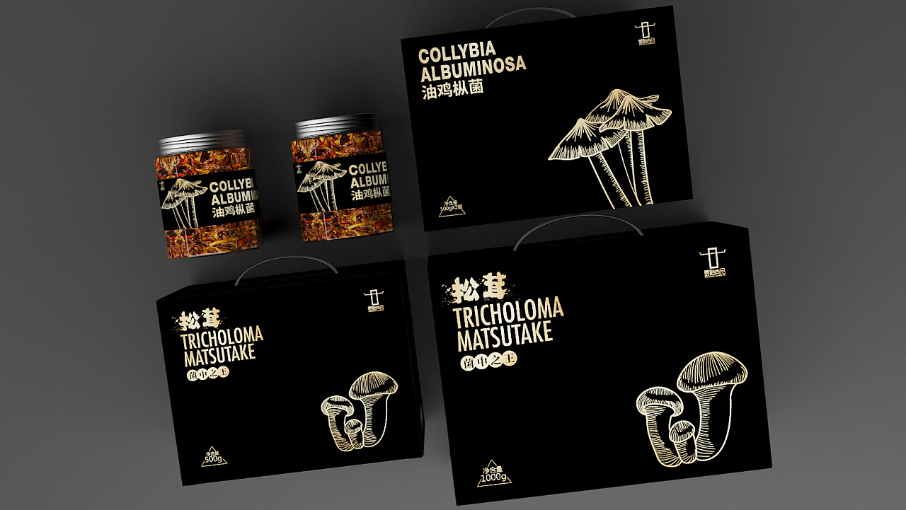 油鸡枞松茸包装设计